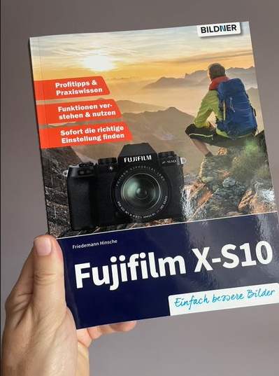Buch zur Fujifilm X-S10 vom BILDNER-Verlag